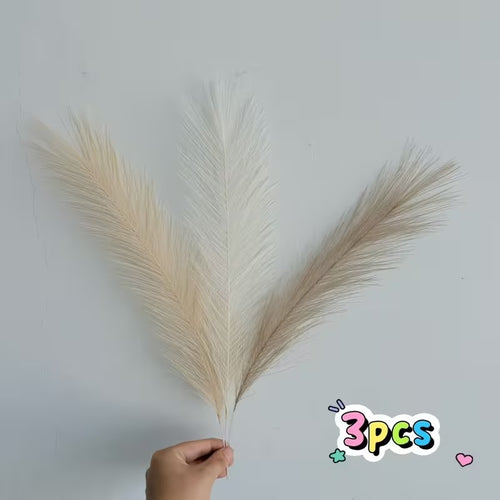 3/9 Artificial Pampas Grass Fake Reed Flowers Suitable for Vase Decoration Home Decor Wedding Engagement Living Room Spring Summer Autumn Winter Outdoor Decoration Perfect Choice